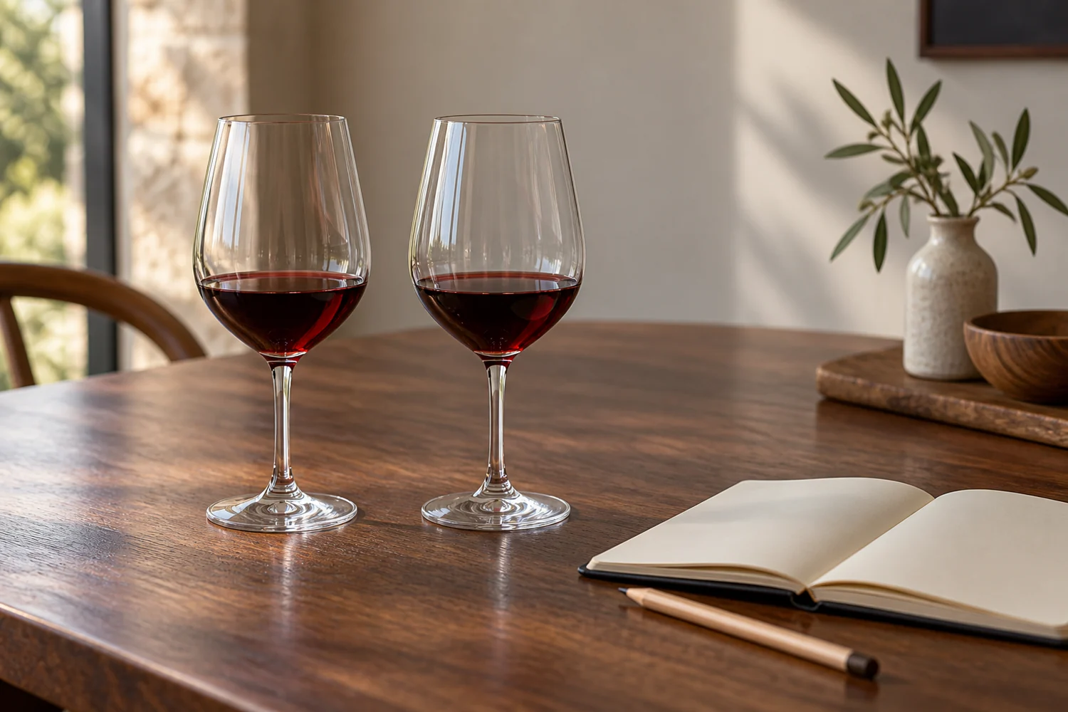 Record the difference you notice. Neither glass is an untouched laboratory control.